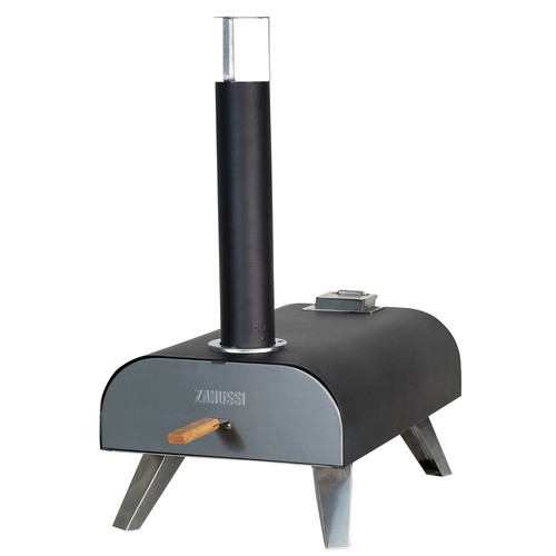 Zanussi black pizza - black, oven