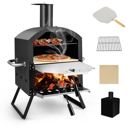 Costway outdoor pizza oven - costway,