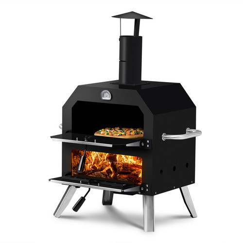 Wood fired pizza - pizza, oven