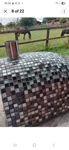 Pizza oven fire bricks base - fire,
