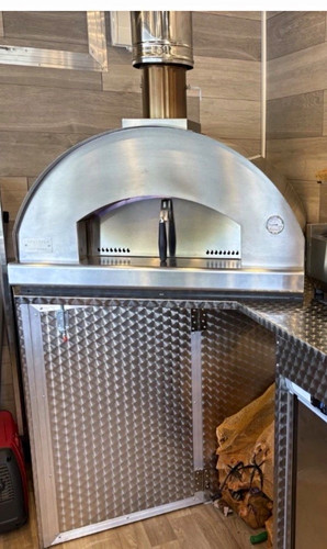Wood fired pizza - wood-fired, oven