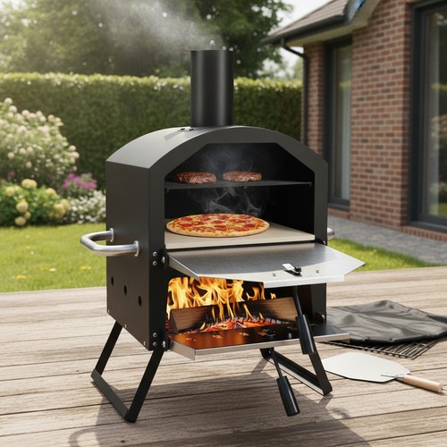 Outdoor pizza oven - pizza,