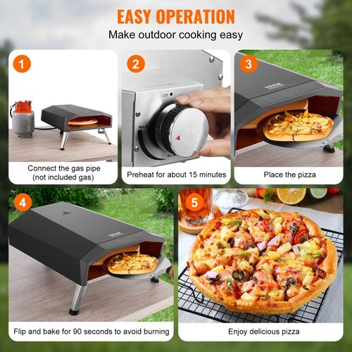 Vevor gas pizza - gas,