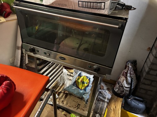 Pizza oven used - pizza,