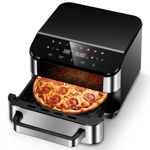 Air fryer pizza - pizza, with