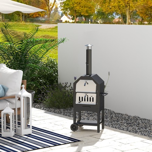 Outdoor garden pizza oven - pizza,